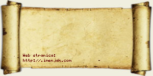 Jakov Kovač vizit kartica